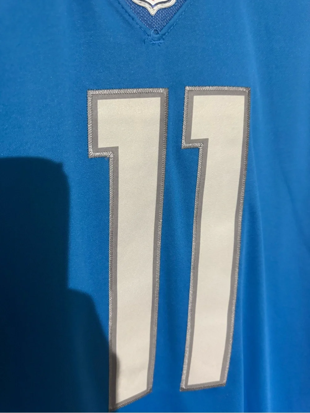 NFL Nike Detroit Lions  Jones Jr #11 Blue Football Jersey